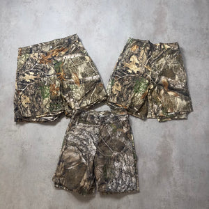 Drop 002 || Lot Mix 8 Carhartt Rework RealTree Edge Camo Cargo Shorts Streetwear-Drop 002