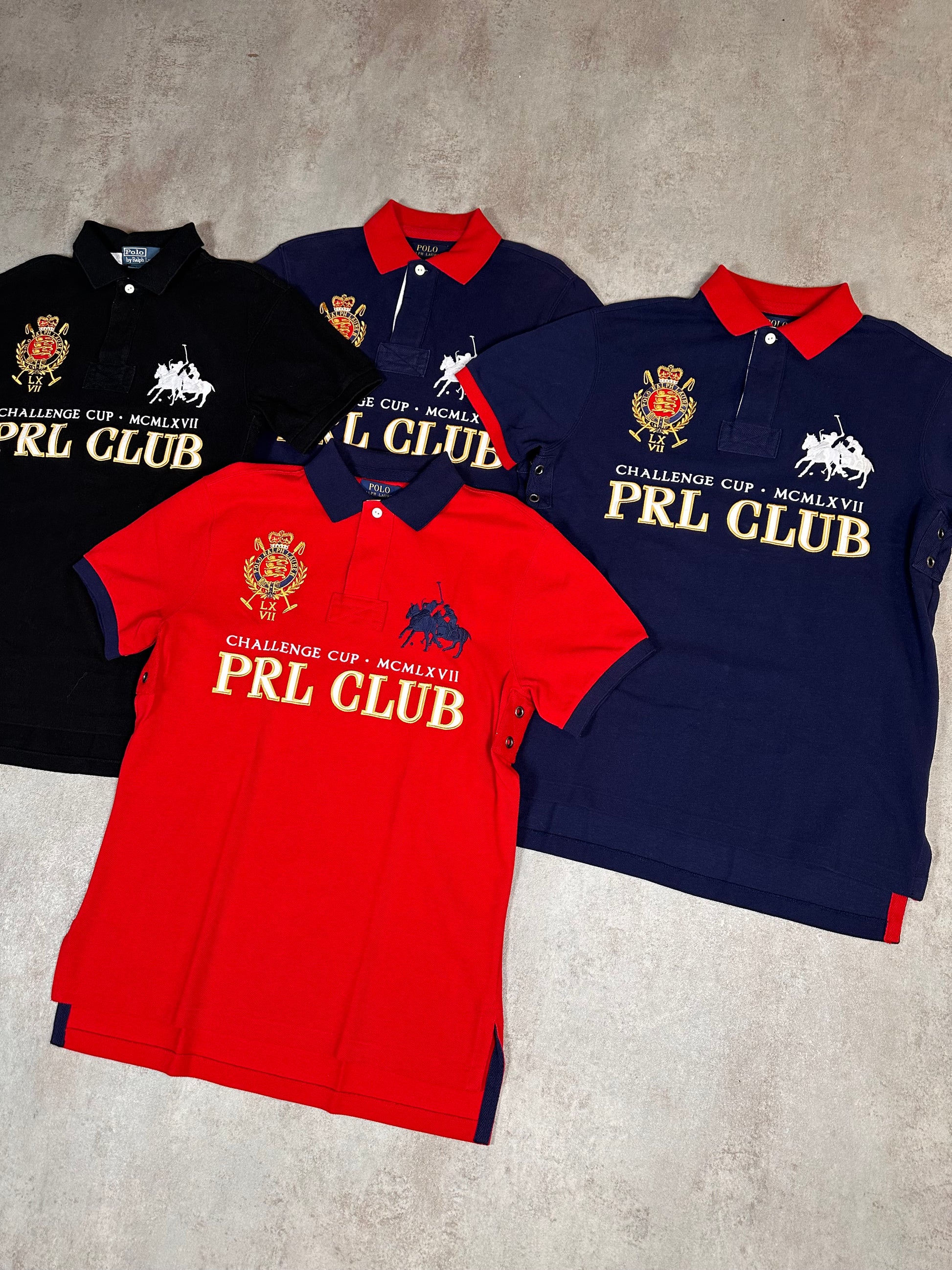 4 Polos Chief Keef PRL CLUB #3 Challenge Cup (1967) 100%Cotton- Drop 003