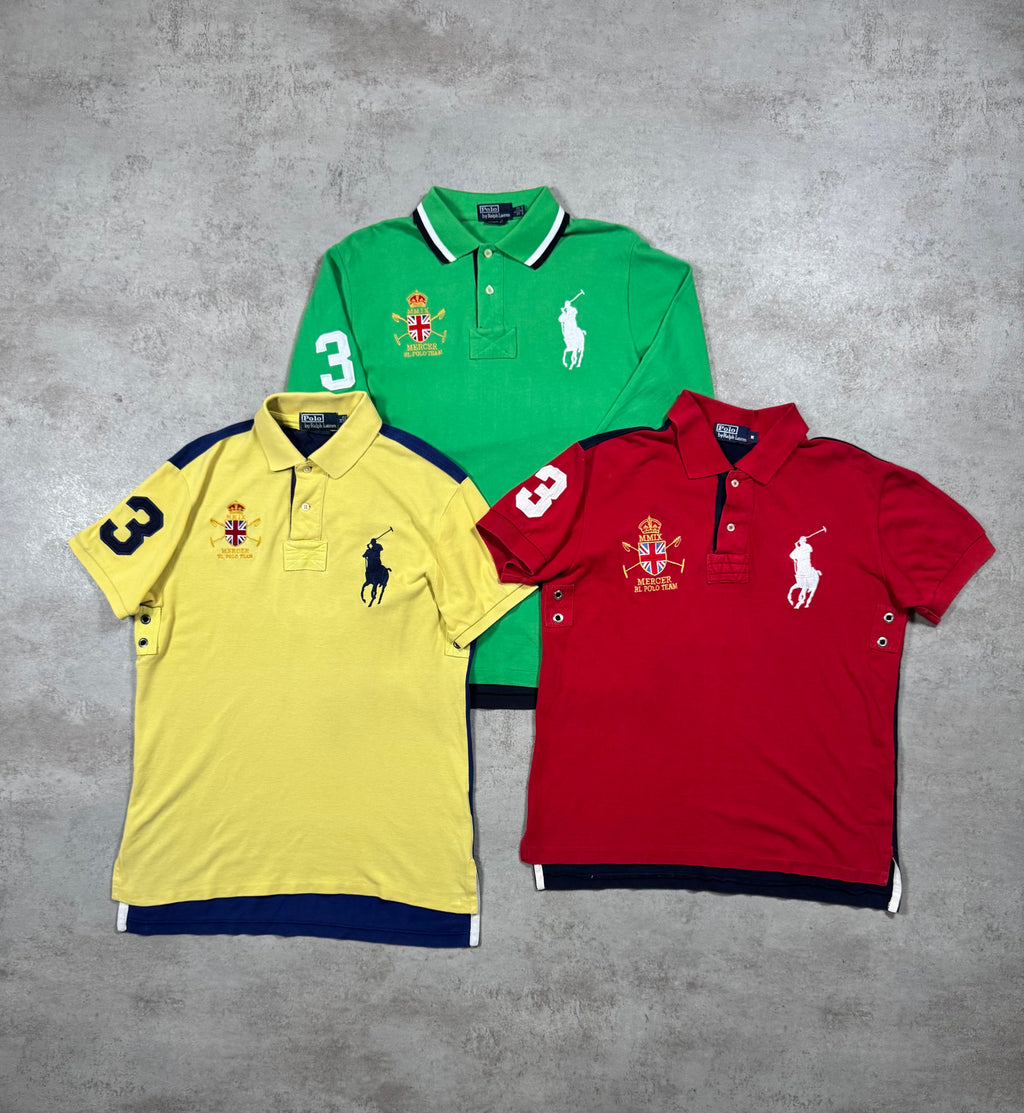 Mix Polo Ralph Lauren #3 Mercer Club Colored Polos