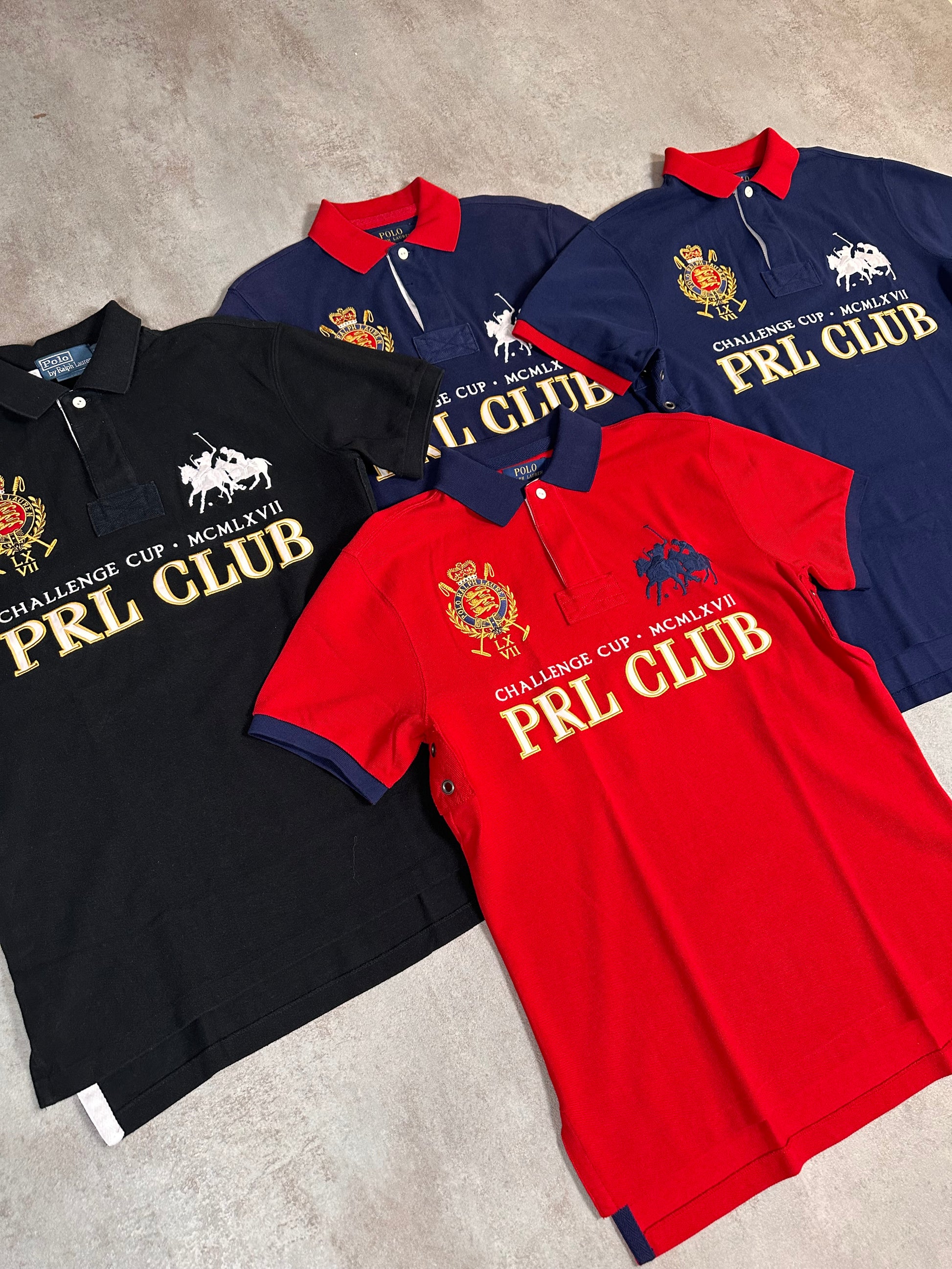 4 Polos Chief Keef PRL CLUB #3 Challenge Cup (1967) 100%Cotton- Drop 003