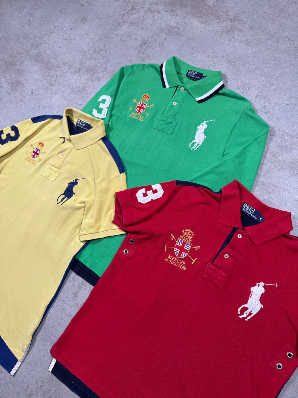Mix Polo Ralph Lauren #3 Mercer Club Colored Polos